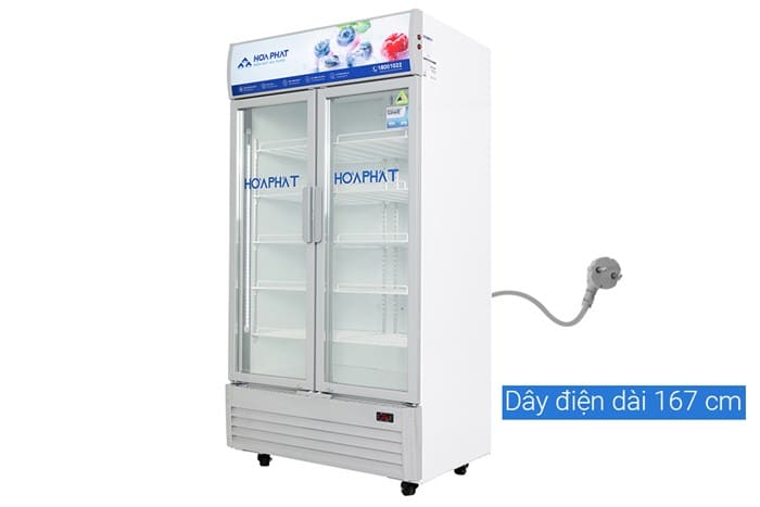 Tủ mát trưng bày Hòa Phát 812 lít HSR D6812